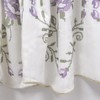 Serenta Classic Embroidery Valance, 60"x19" (Lilac Roses)