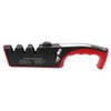 Knife Sharpener Diamond Black Ergonomic Multifunctional Adjustable 3 Stages Kitchen