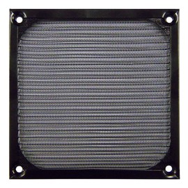INEX CFA-120D-BK Aluminum Fan Filter for 4.7 inches (120 mm), Black