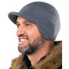 2SBR 2SABERS Fleece Winter Beanie with Visor - Men Women