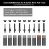 CORWIN 5/16-18 Extended Rivet Nut Gun Mandrels and Nosepiece Set,