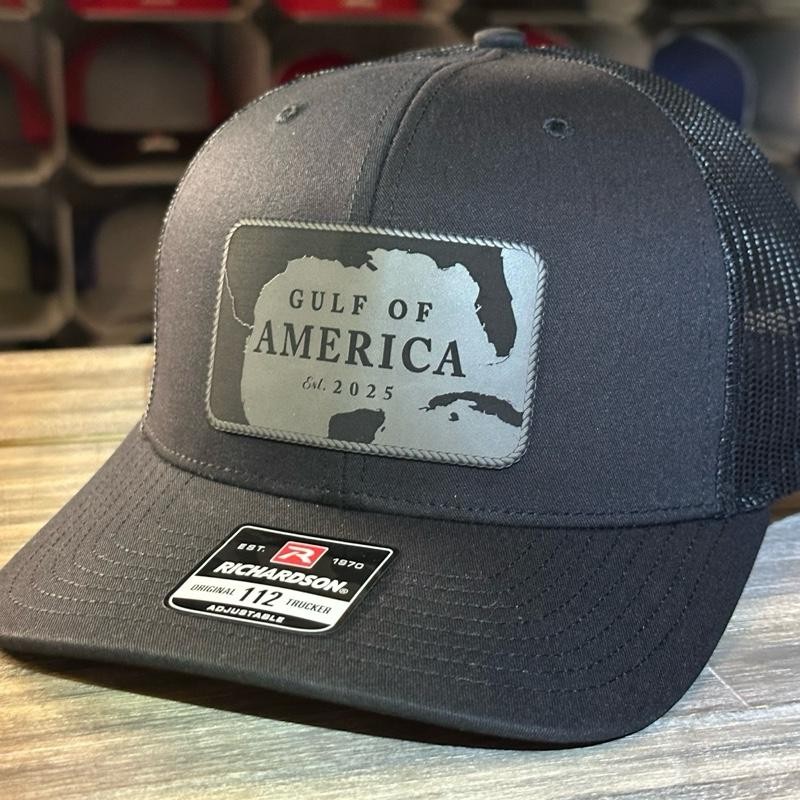 Gulf of America Patch on Richardson 112 SnapBack Cap -