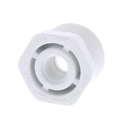 Drip Depot PVC Reducing Bushing - MPT x FPT - MPT Size : 1" MPT - FPT Size : 1/4"