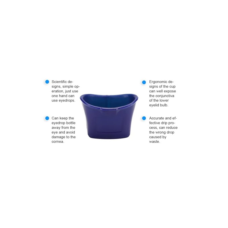 Eye Drop , Eyedrop Applicator, Portable Reusable Eyedrop Dispenser Aid