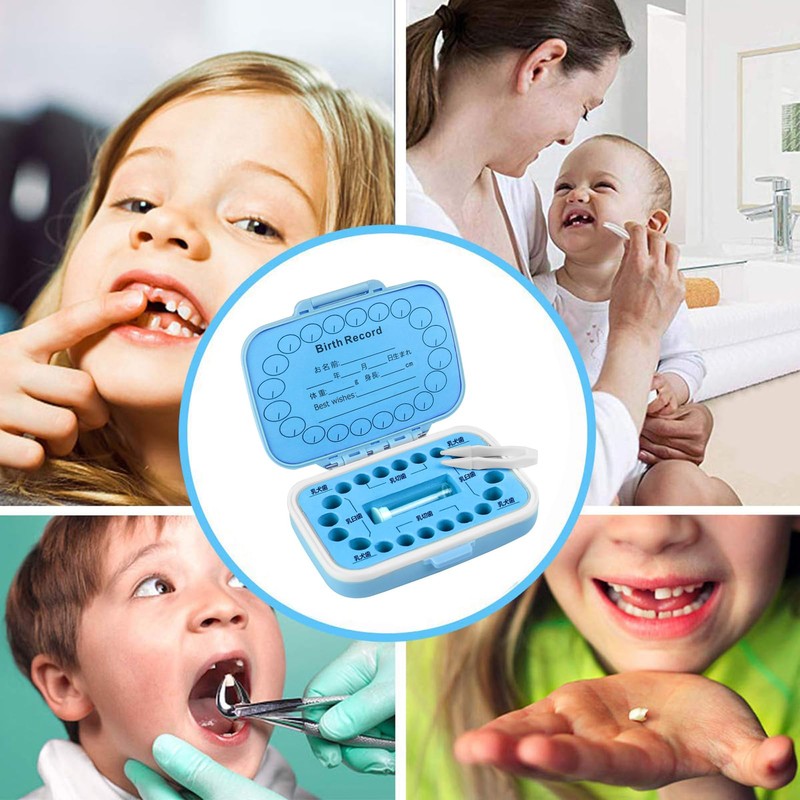MEMOKP Baby Teeth Storage Case, Baby Teeth Storage Case, For