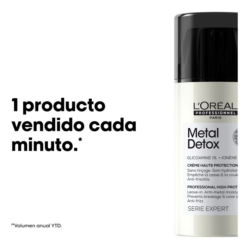 L'Oréal Professionnel Metal Detox Crema de Alta Protección 100ml