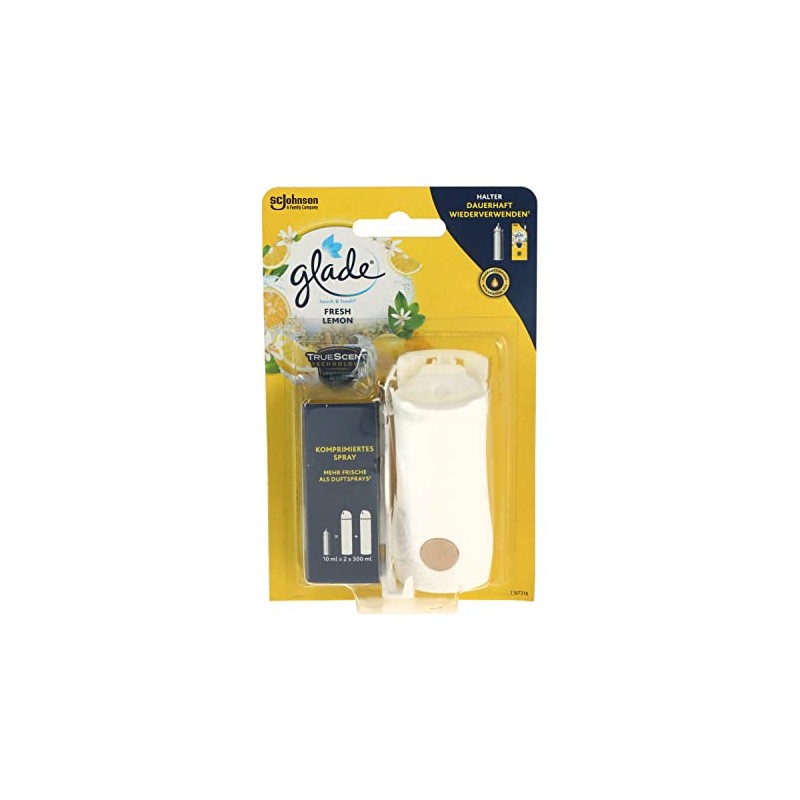 3x Glade Touch & Fresh Set Air Freshener Holder +