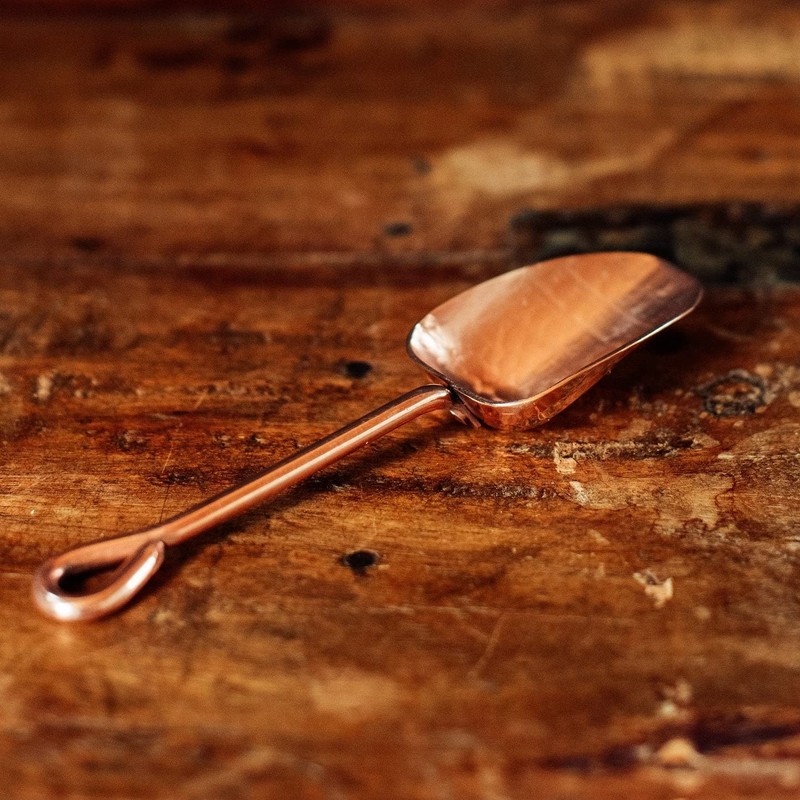 Sertodo Copper Scoop for Coffee and Spices | Solid Copper,