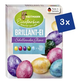 Heitmann Egg Colours Brilliant - Liquid Egg Colours with Shine Effect - Paint Easter Eggs, Easter Egg Colour