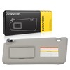 Dasbecan Gray Left Driver Side Sun Visor Compatible with Infiniti