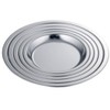 AG 92904 18-0 Stainless Steel Pie Plate, No.4, Set of