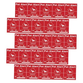 Operitacx Quick Response Pet Alerts 30 Stickers for Emergency Finder Window Decals