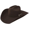 Stetson Oakridge 2X Wool Felt Western Cowboy Hat Brown