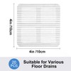 20 Pack Disposable Shower Drain Hair Catcher Mesh Stickers, Floor