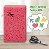 Temede Cellulose Sponges,Heavy Duty Scrub Sponges,Non-Scratch Kitchen Sponges for Dish,Colorful