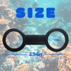 2 Pieces Scuba Diving Dive Snorkeling Silicone Snorkel Mask Strap
