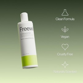 Freewill Gel-Crema Definidor De Rizos, Producto Ligero Para Cabello Rizado Que Logra Rizos Suaves, Elásticos Y Sin Frizz. Gel De Rizos De Textura Invisible Que Mantiene La Definición De Los Rizos. 118