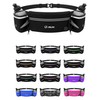 Q-RUN Running Hydration Belt, Black, Large 34-50 inches, 10 Oz