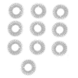 Finger Massage Rings, Spiky Sensory Rings for Fingers, Acupressure Rings, Finger Massager for Hands Silent Relax Reducer, Stress Relief Massager for Teens Adults (10 PCS)