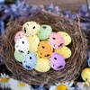 XIABYAYU Miniature Easter Eggs, Pack of 100 Small Colourful Easter