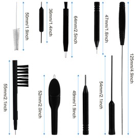 12pcs Hearing Aid Cleaning Kits, Hearing Aid Cleaning Tools Opticon Hearing Aid Cleaning Tools with Storage Case for Hearing Aid Headphones Earbuds