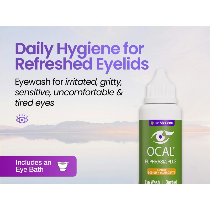 OCAL Euphrasia Plus Eye Wash – 100ml | with Aloe