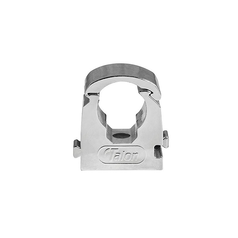 Talon - 22mm Single Hinged Pipe Clip x10 - Chrome