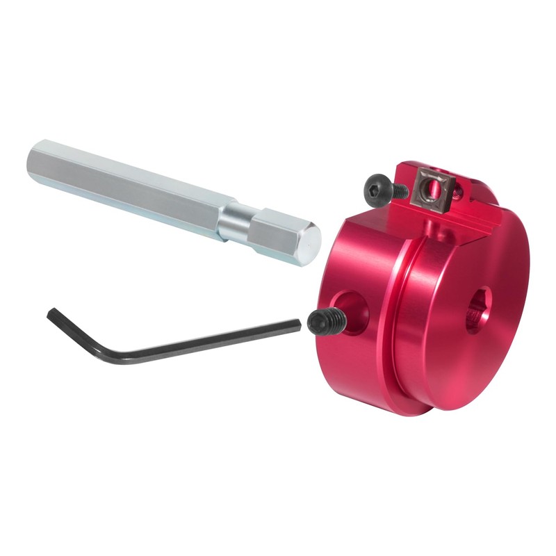 Premium 2-Inch PVC Pipe Reamer with 3/8-Inch Hex Shaft-2" Head