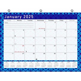 2024-2025 Calendar 18 Months Student Calendar/Planner for 3-Ring Binder, Desk, or Wall -v017