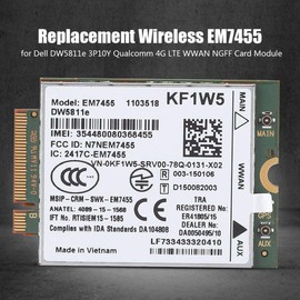 Goshyda Goshyda EM7455 4G LTE-Modul, drahtloses Ersatz-EM7455 f1r DW5811e Qualcomm 4G LTE WWAN NGFF-Kartenmodul