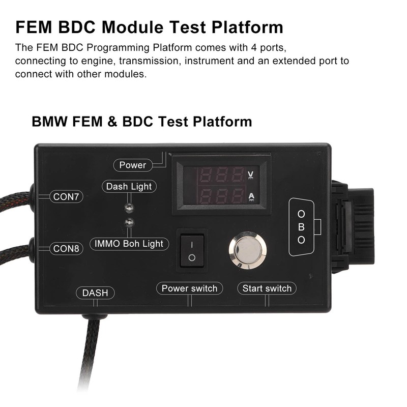 Car FEM BDC Module Testing Platform with Indicator Light Replacement