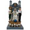 Cannan Santa Muerte 12" con San Judas y Jesus Malverde