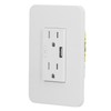 15A WiFi Smart Wall Socket Partition Control USB Interface Remote