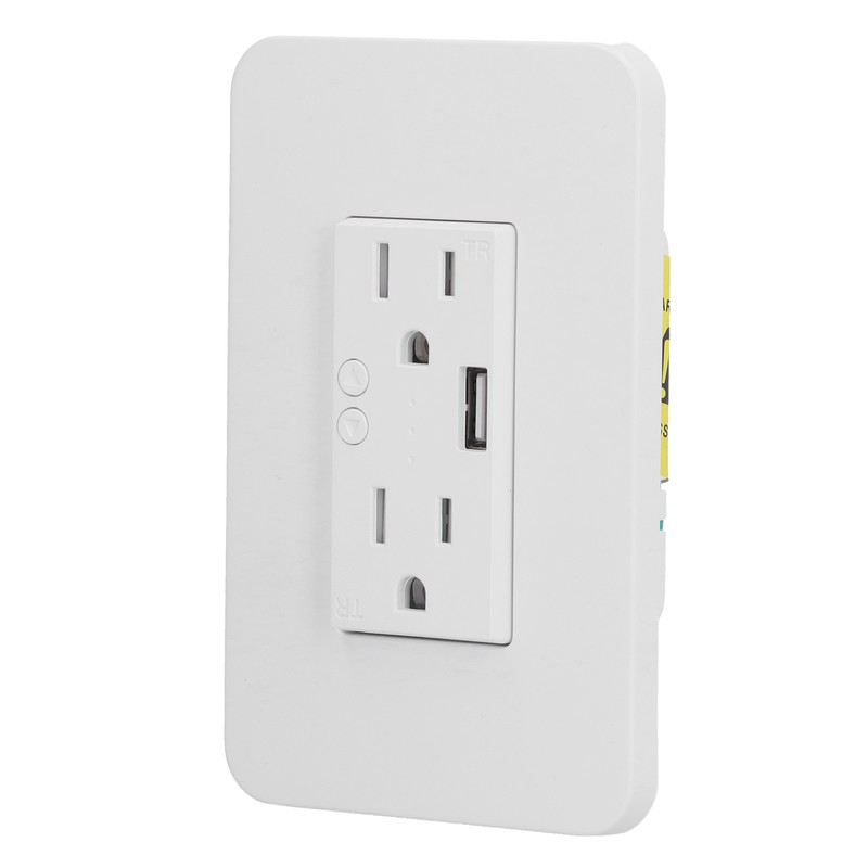 15A WiFi Smart Wall Socket Partition Control USB Interface Remote