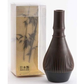 Tea Utensils, Resin Tea Tea Set, Soot Bamboo Color, Brown, Made in Japan, Includes Repair
