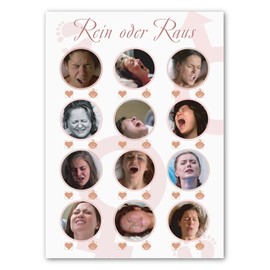 Pandawal Baby Shower Games In or Out? and Word Salad Funny Baby Shower Decoration Party Games for Boys and Girls Guessing Game (20 Playing Cards)