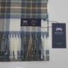 Toei Stole, Muffler, Wool Scarf, Blue Type, 74.8 x 9.8