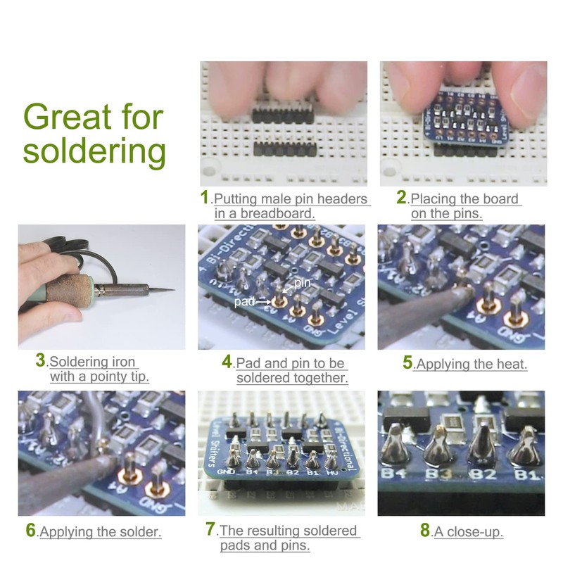 CHANZON Pin Header Pin Header 40 Pin x 10 Pieces
