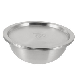 OSALADI 1 Set Stainless Steel Salad Bowl Mixing Bowls with Lid Bakeware Sets Salad Bowls with Lids Stainless Steel Bowls with Lids Round Bowl with Cover Serving Bowls Metal Salad Bowl Flat