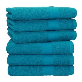 Betz Palermo 6 piece hand towels 100 % cotton towel set