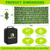 BDUSXYZ Artificial Ivy Privacy Fence Screen 60x100in Privacy Hedges Wall