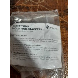 Vertiv Geist PDU Vertical Mount Mounting Brackets W Screws Sealed 7938 brand new