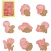 Pofflujent Dinosaur Cookie Cutters With Plunger Stampers Set 8 Piece