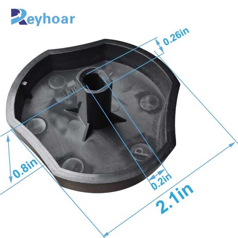 (2 Pack) 74009592 WPL74009592 WP74009592 L74009592 B0034IT8G2 Cooktop Knob Replacement