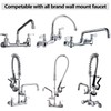 COOLWEST Faucet Installation Kit Connector Set for Stainless Steel Commercial