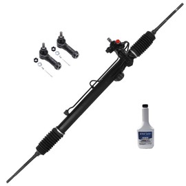 Detroit Axle - Front 4pc Rack & Pinion Kit for 99-04 Honda Odyssey, Power Steering Rack and Pinion Outer Tie Rod Ends 1999 2000 2001 2002 2003 2004 Replacement
