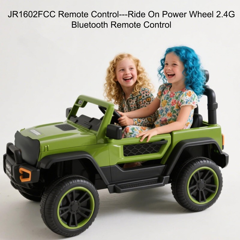 JR1602FCC 2.4ghz Bluetooth Remote Control for Power Wheels, Remote Controllor