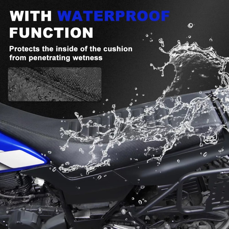 xitomer Motorcycle Waterproof Leather Seat Cover Fit For Yamaha TW200