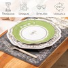Karma, 15-Inch Cork Placemat Set of 4, Elegant Charger Plate