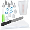 Bakerpan Royal Icing Tools Set, Royal Icing Cookie Supplies, Spatula,